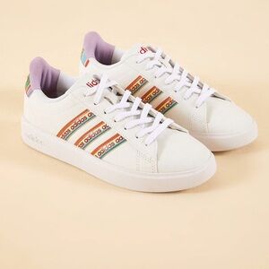 NEW FARM Rio x Adidas Grand Court 2.0 Tennis Shoe Sneaker Footwear White EU 42